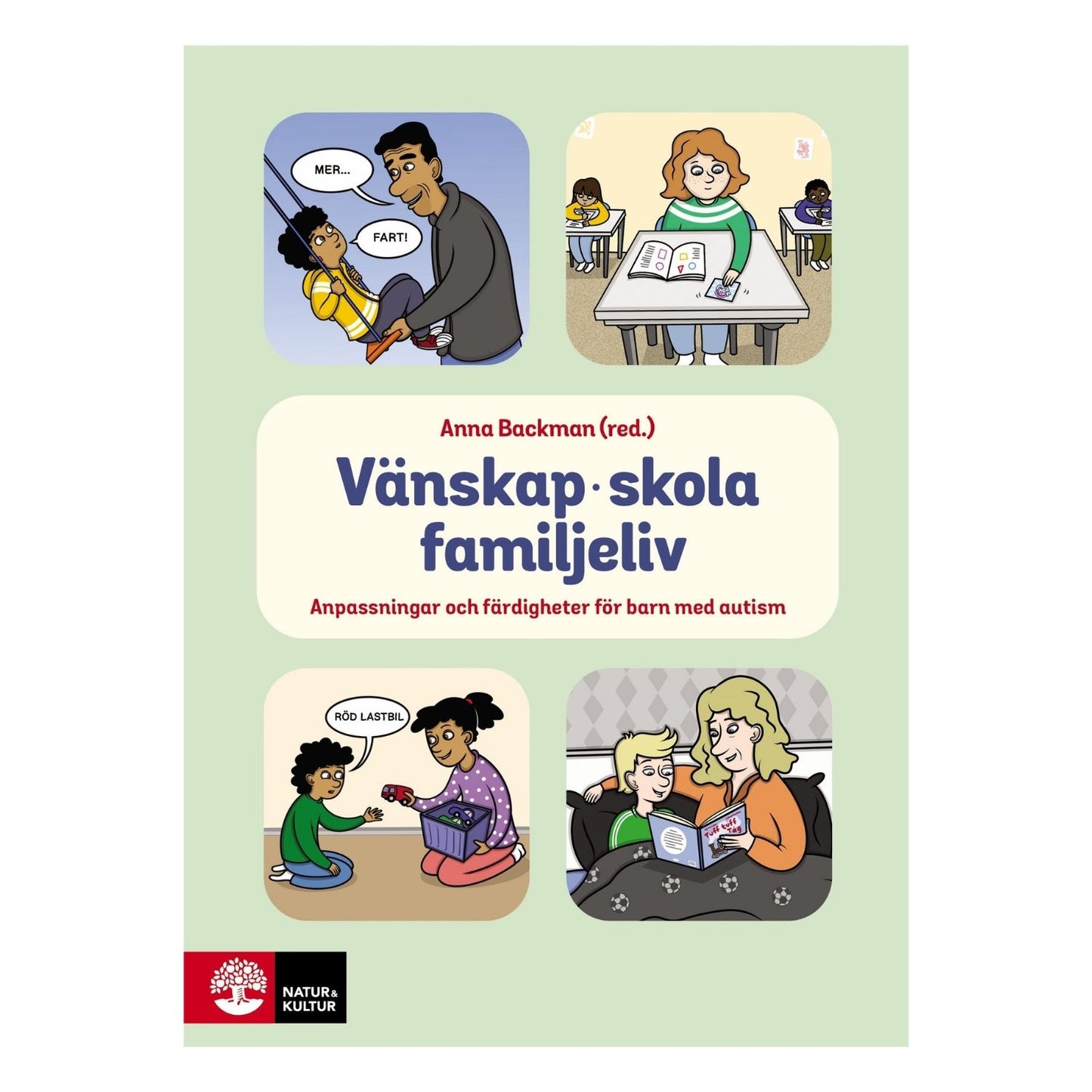 Vänskap, skola, familjeliv av Anna Backman om anpassningar och färdigheter för barn med autism