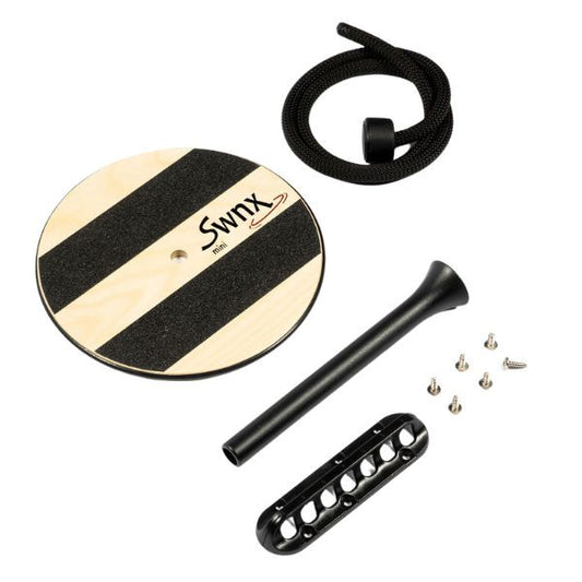 Komplett uppsättning delar till SWNX Mini Original med fotplatta, beslag, rep och skruvar