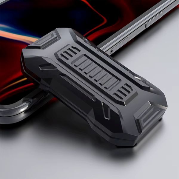 Svart Magnetisk Infinity Slider på mobilskärm – stilren och portabel