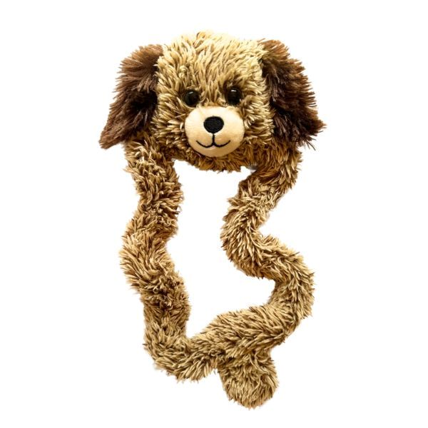 Tangle Furry Fidget Friend i form av en valp, böjbar fidgetleksak för lugn och fokus