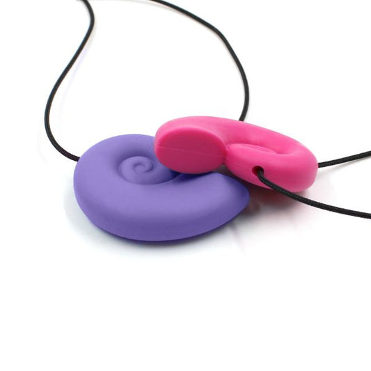 Närbild på spiralformen för varierad tuggkänsla.