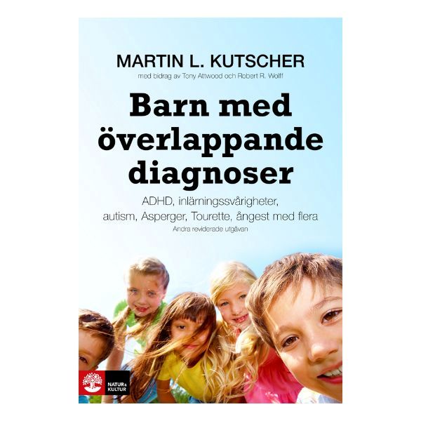 Omslaget till boken "Barn med överlappande diagnoser" av Martin L. Kutscher.