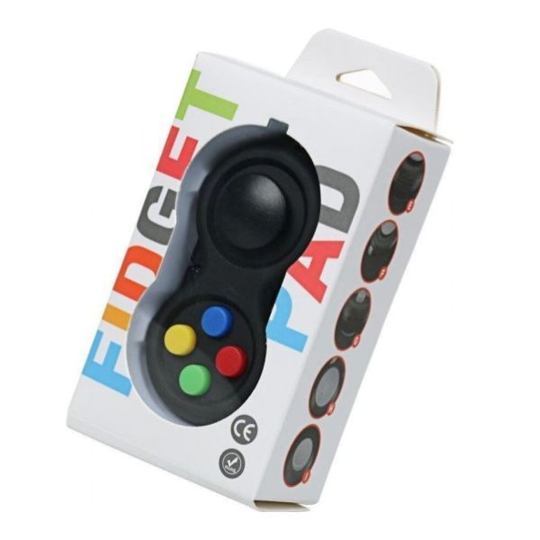 Kompakt fidget-leksak med flera funktioner, perfekt för personer med ADHD, autism eller ångest.