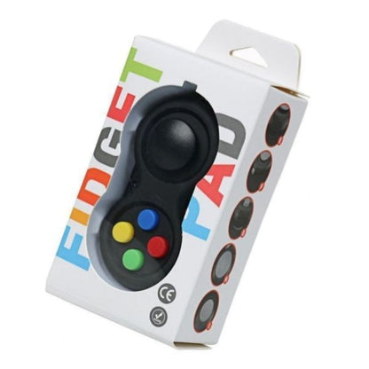 Kompakt fidget-leksak med flera funktioner, perfekt för personer med ADHD, autism eller ångest.