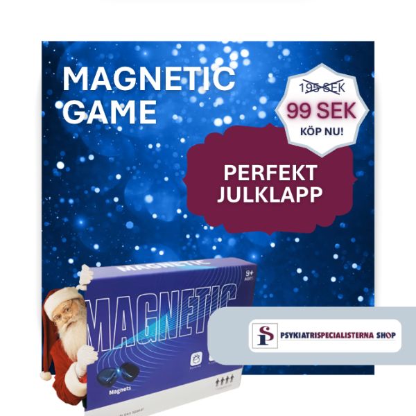 Magnetiskt strategispel Magnetic Game -perfekt julklapp på rea. Utvecklar fokus, logiskt tänkande och taktilt lärande.