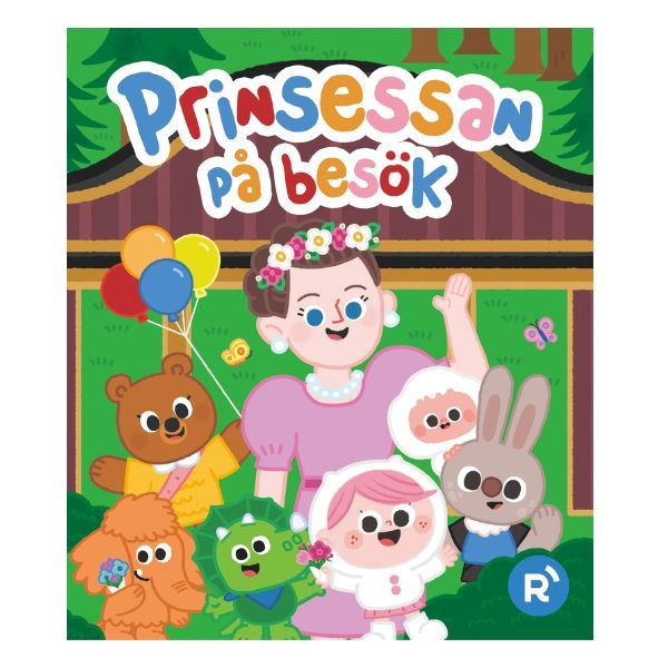 Bokomslag till Prinsessan på besök – interaktiv Readioo-bok med ljud och musik