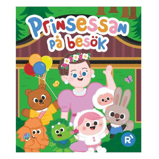 Bokomslag till Prinsessan på besök – interaktiv Readioo-bok med ljud och musik