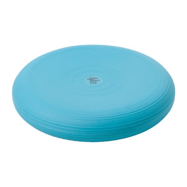 Ljusblå Dynair sittkudde ergonomisk 33 cm för aktivt sittande.