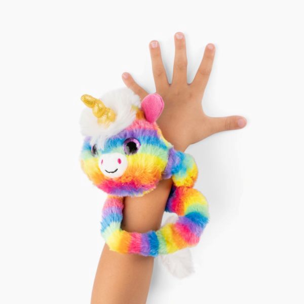 Tangle Furry Fidget Friends enhörning – Färgglad och mjuk fidgetleksak med enhörningsmotiv, perfekt för sensorisk stimulans.
