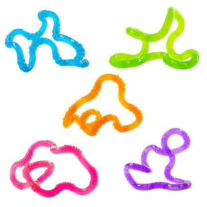 Självlysande Tangle Jr Glow i flera färger, perfekt för taktil stimulans vid NPF.