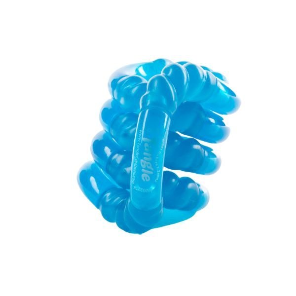 Självlysande blå Tangle Jr Glow med bubblig struktur