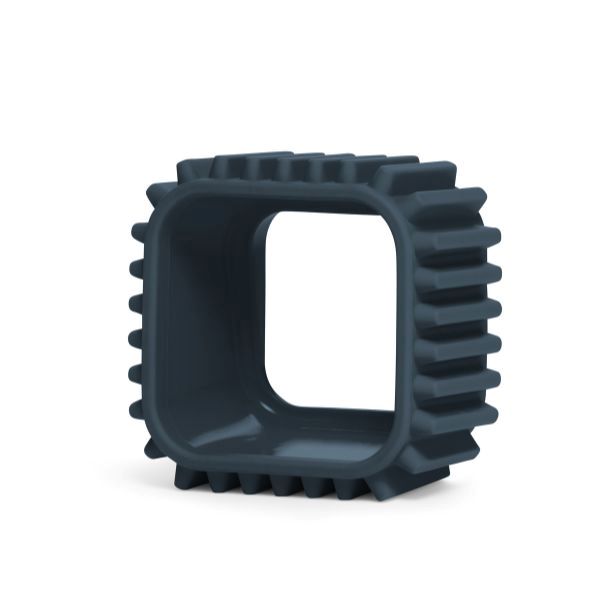 Tomt Time Timer MOD skydd i däckmönstrat svart silikon för extra grepp och hållbarhet.
