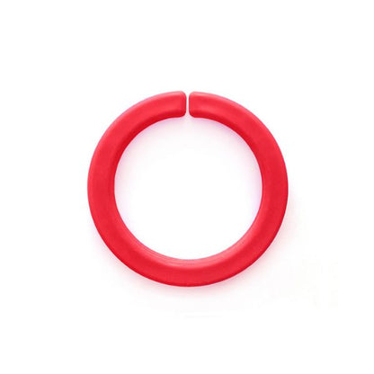 Rött Tuggarmband Bangle, diskret lösning för stresslindring och fokus.