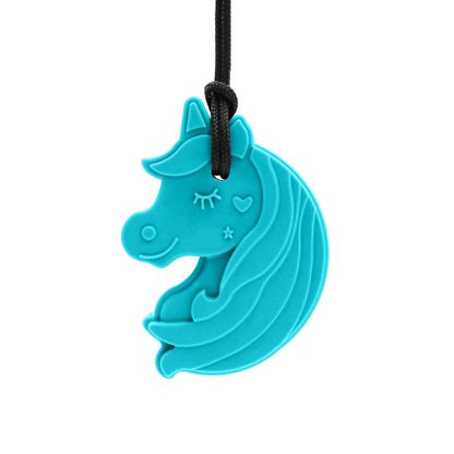 Turkost Chewnicorn, tre hårdhetsgrader och sex färgalternativ.