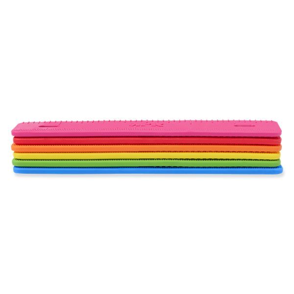 Tugghjälpmedel Binder Buddy staplade i olika färger, sidovy