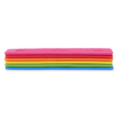 Tugghjälpmedel Binder Buddy staplade i olika färger, sidovy
