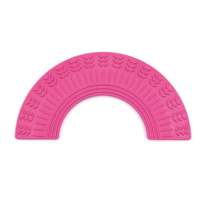 Rosa Regnbåge Fidget, passar lätt i handen för lugnande fidgetlekar.